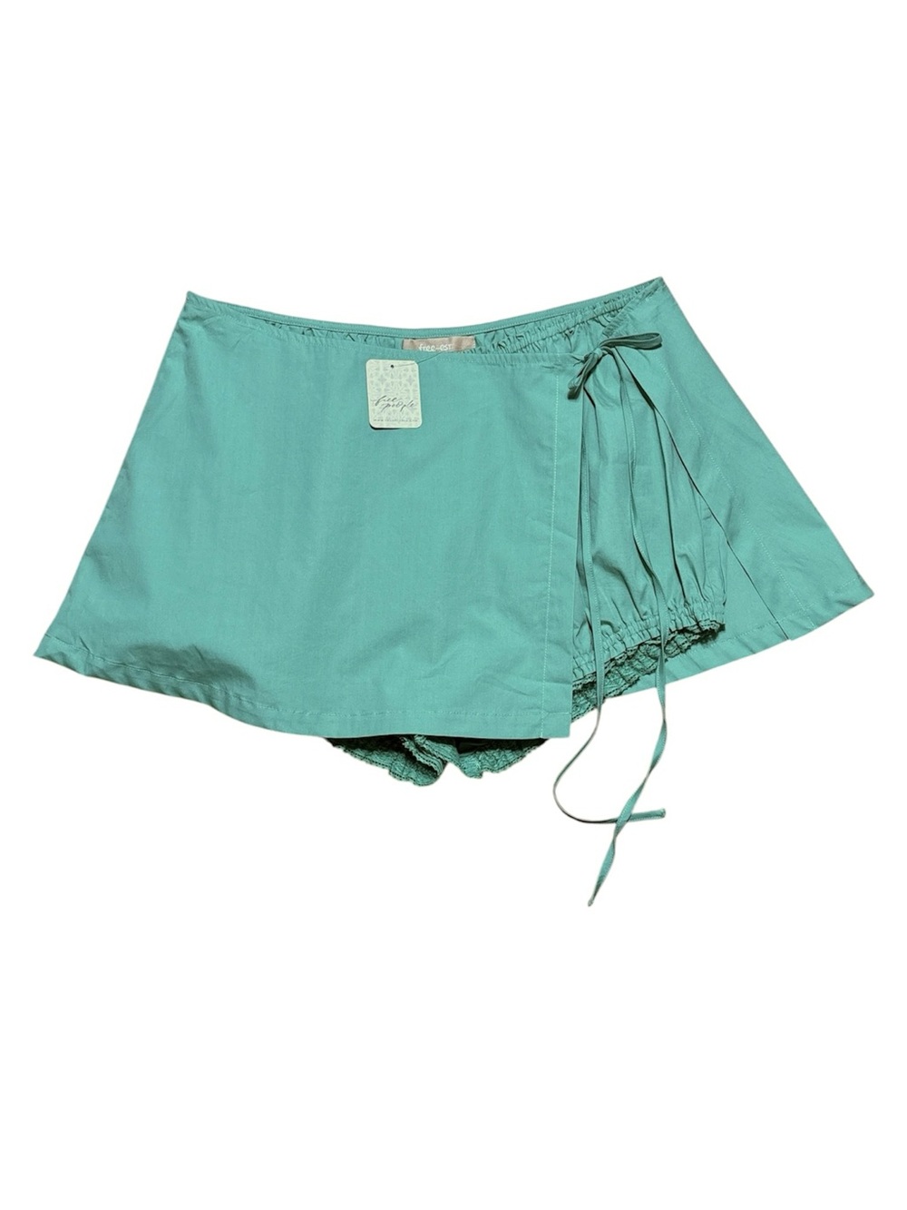 Free People Free-Est 100% Cotton Cherie Skort NWT Pastel Grass Sz M - Picture 1 of 13